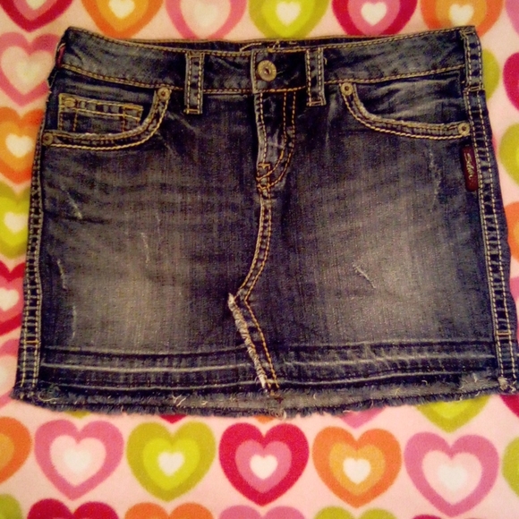 Silver Jeans Mini Skirt - Picture 5 of 8